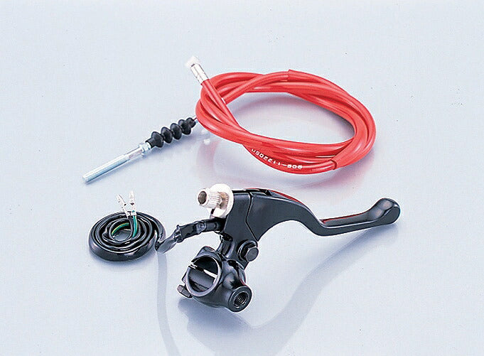 Right Short Lever & Cable Set (Black/with Mirror Holder) APE50
