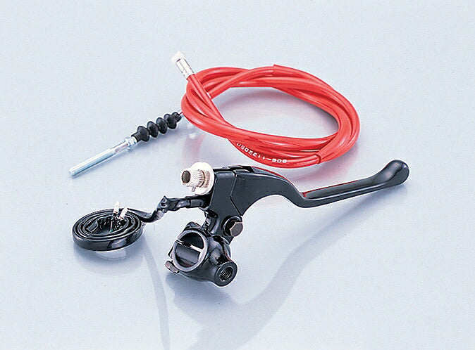 右ロングレバー\U0026ケーブルセット (ブラック/ミラーホルダー付)APE50