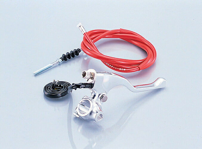 Right Short Lever & Cable Set (Silver/Mirror Holder) APE50