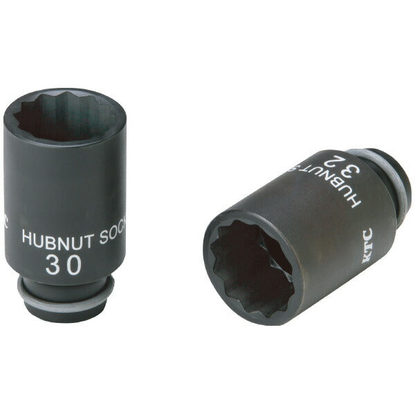 Hub nut socket set for 12.7sq impact wrench
