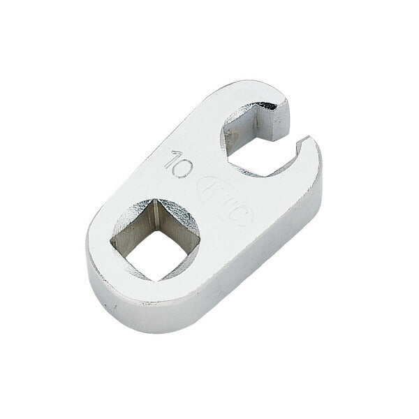 Crowfoot flare nut wrench for brake pipes