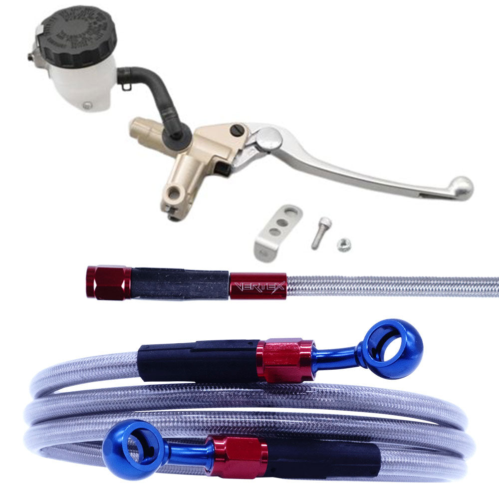 RZ250R/RR メッシュ ブレーキホース マスターシリンダー セット