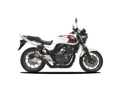 ONE-PIECE ワンピース フルエキゾーストマフラー ブラック CB400SF/CB400SB