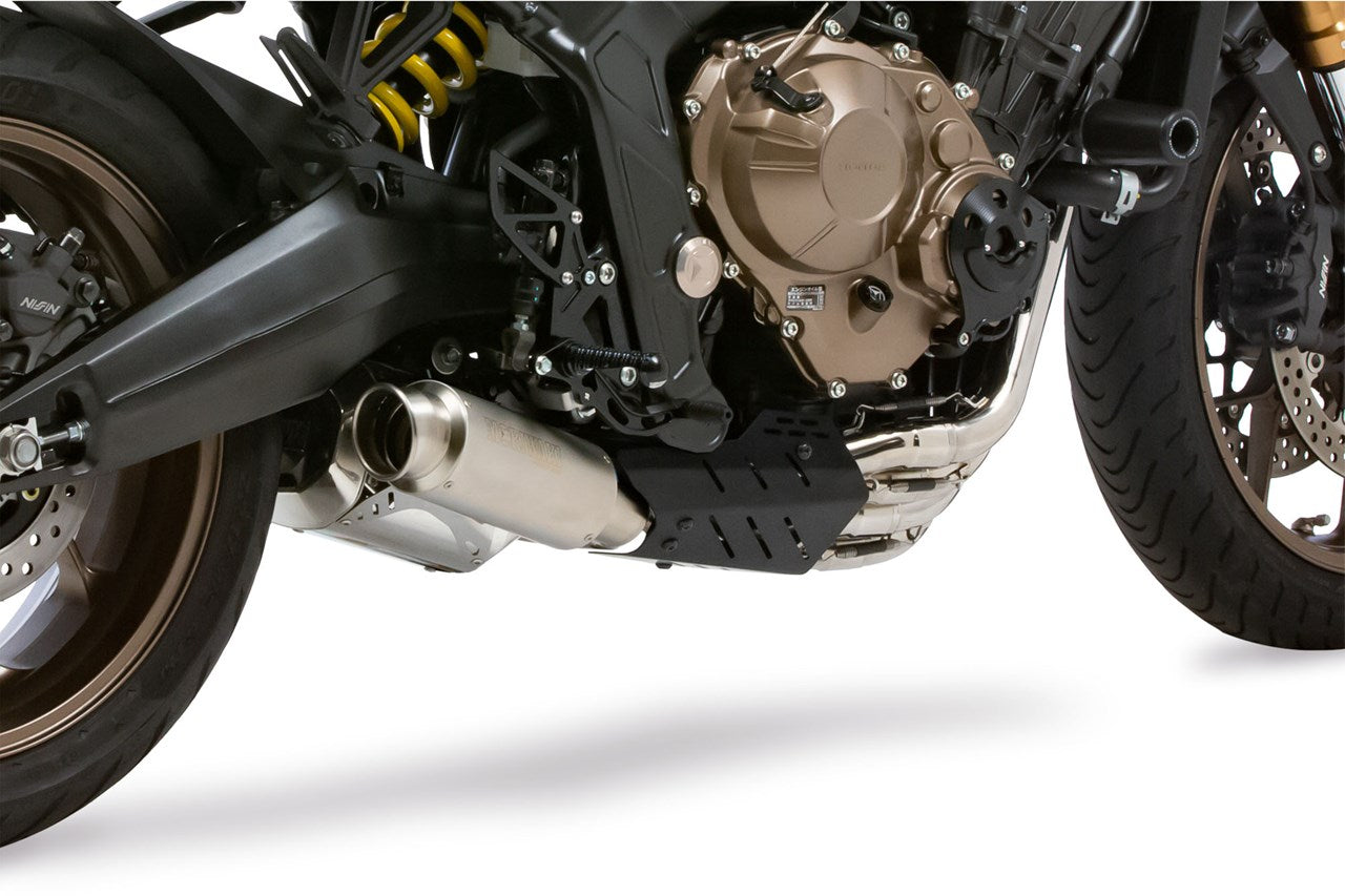 Exhaust Guard Cross Short Black CB650R