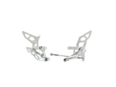 Racing Rear Sets Kit for Race Use Only Silver CBR250RR
