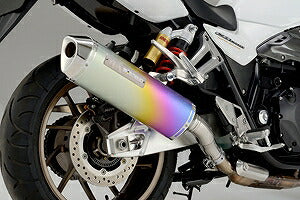 MX スリップオンマフラー アノダイズドチタン マフラー CB1300SB