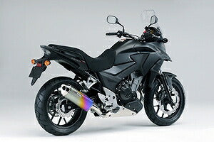 MX スリップオンマフラー アノダイズドチタン マフラー CB400F/CBR400R/400X