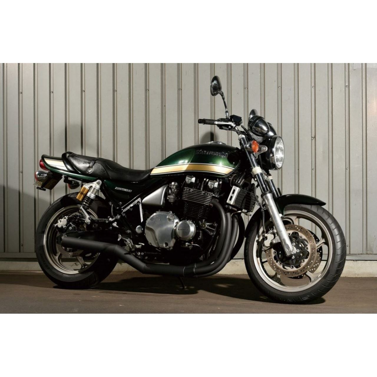 ショート管マフラー ダウンタイプ ブラック ZEPHYR1100/RS – バイクマン