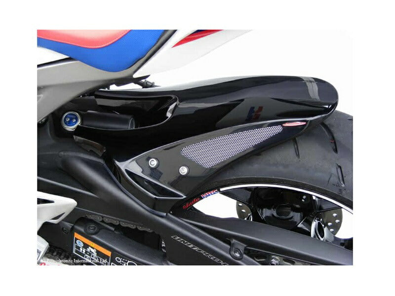HUGGER リアインナーフェンダー ブラック/シルバーメッシュ CBR1000RR(08-12)notABS Aタイプ