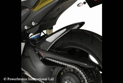 HUGGER リアインナーフェンダー ブラック/シルバーメッシュ CB1000R(08-12) Aタイプ