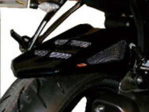 HUGGER リアインナーフェンダー ブラック/シルバーメッシュ ZX-6R(09-12) Bタイプ