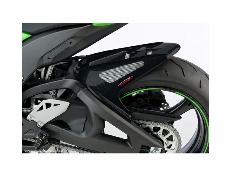 HUGGER リアインナーフェンダー ブラック/シルバーメッシュ ZX-10R(11-12) Bタイプ