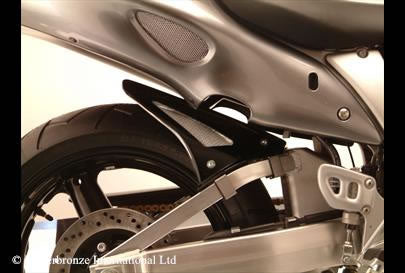 HUGGER リアインナーフェンダー ブラック/シルバーメッシュ GSX1300R 隼(99-07) Aタイプ