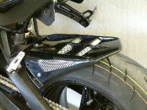 HUGGER リアインナーフェンダー ブラック/シルバーメッシュ B-KING(08-12) Bタイプ