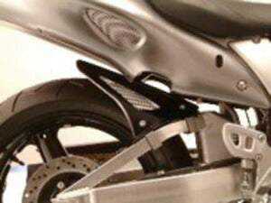 HUGGER リアインナーフェンダー ブラック/シルバーメッシュ GSX1300R 隼(08-) Aタイプ
