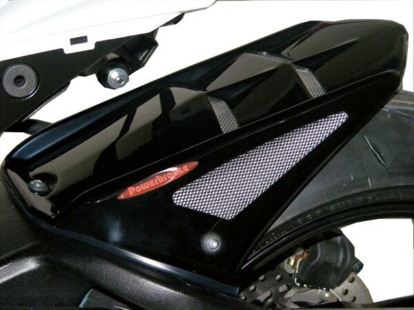 HUGGER リアインナーフェンダー ブラック/シルバ・[メッシュ GSXR1000(09-12) Bタイプ