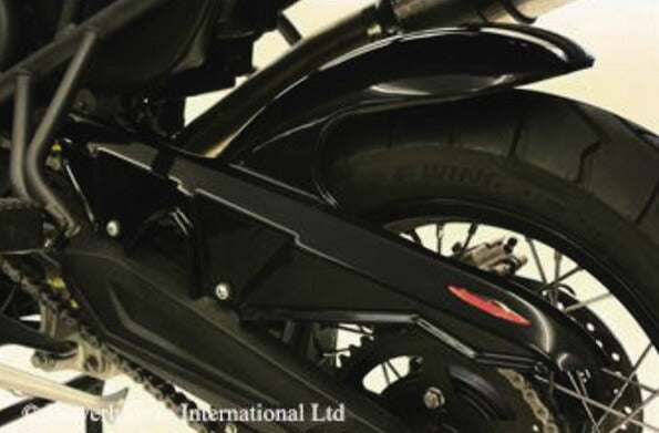 HUGGER Rear Inner Fender, Black, Non-Mesh for TRIUMPH Tiger 800/XC