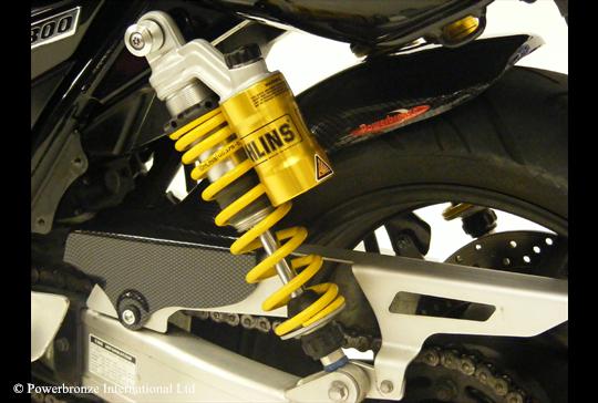 HUGGER リアインナーフェンダー ブラック ノンメッシュ XJR1200/1300