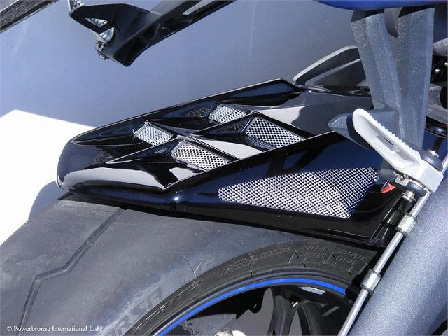 HUGGER Rear Inner Fender TRIUMPH Daytona 675 (13- ) Type A Black/Silver Mesh