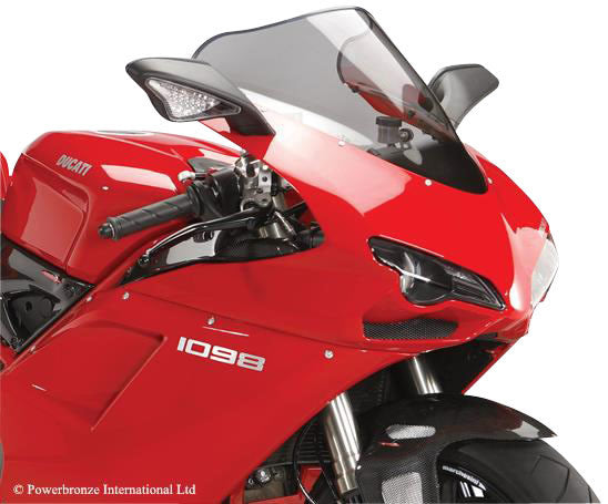 Airflow Screen DUCATI 1098/848/1198 (09-12) Dark Smoke