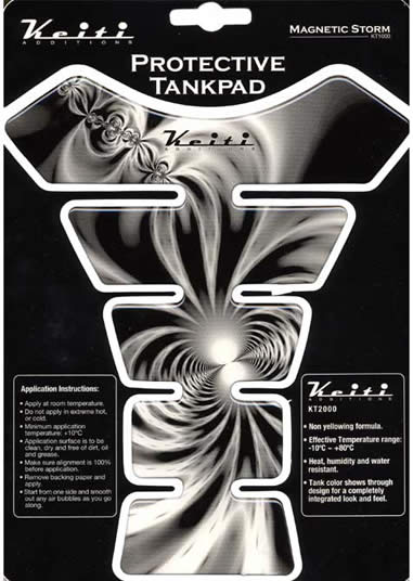タンクパッド クリア\U0026ブラック