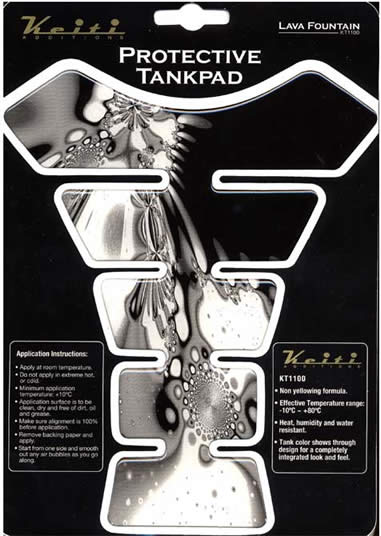 タンクパッド クリア\U0026ブラック