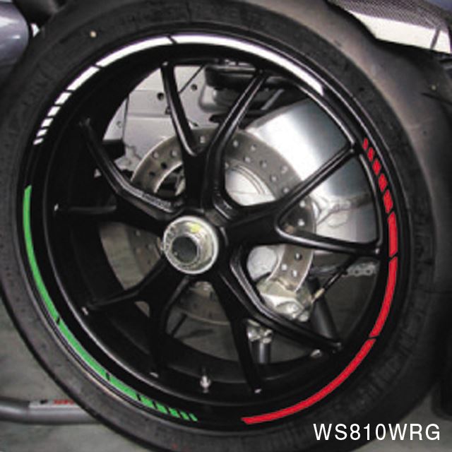 NEW ホイールストライプ レッド