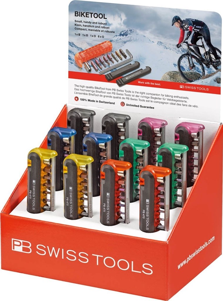 バイクツールディスプレイセット 6色 自転車工具