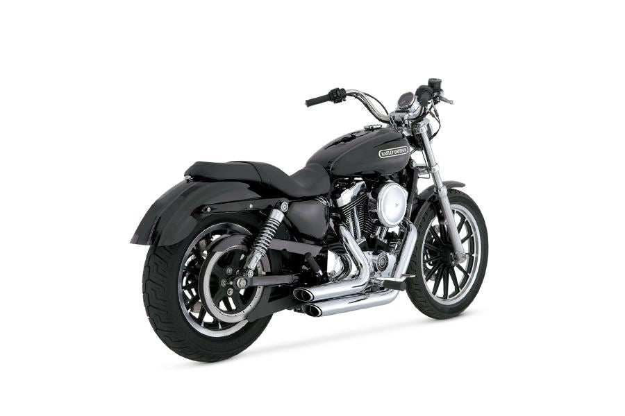 ショートショットスタッガード フルエキゾースト クローム スポーツスター