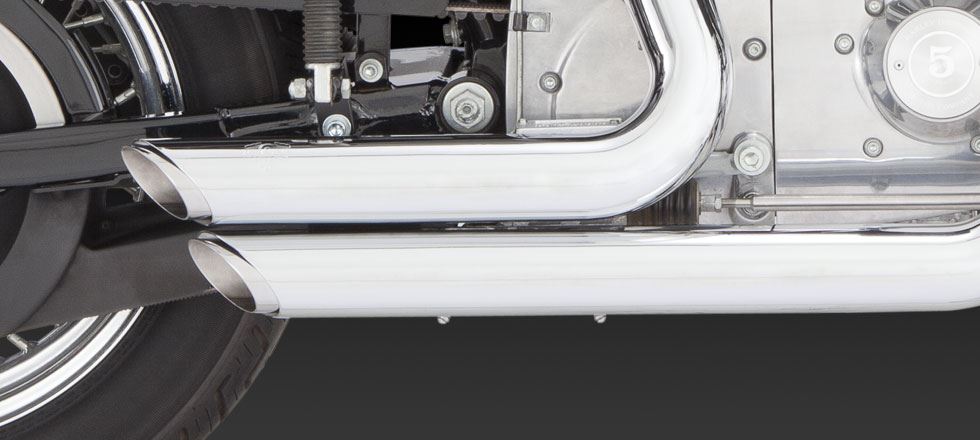 ショートショットスタッガード フルエキゾースト クローム スポーツスター