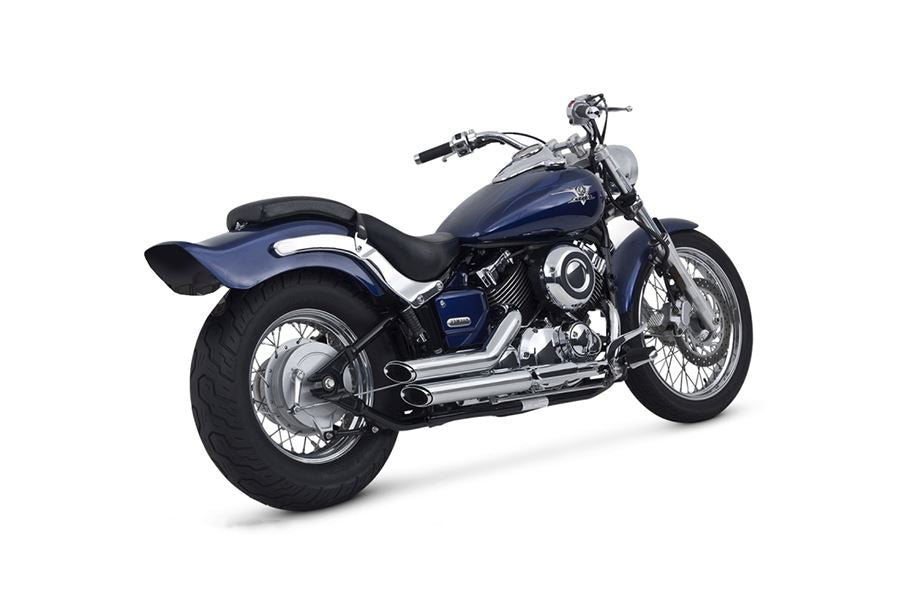 ショートショットスタッガード フルエキゾースト クローム XVS650 ドラッグスター650