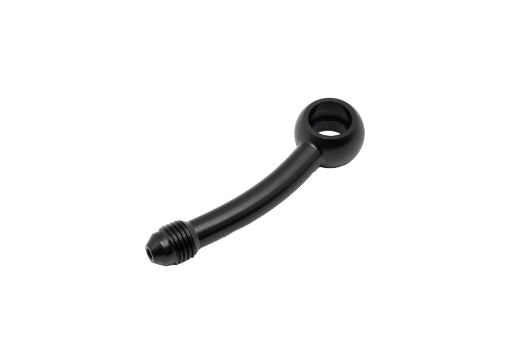 BA929 Banjo Adapter 25° Long Side Black 1 pc.