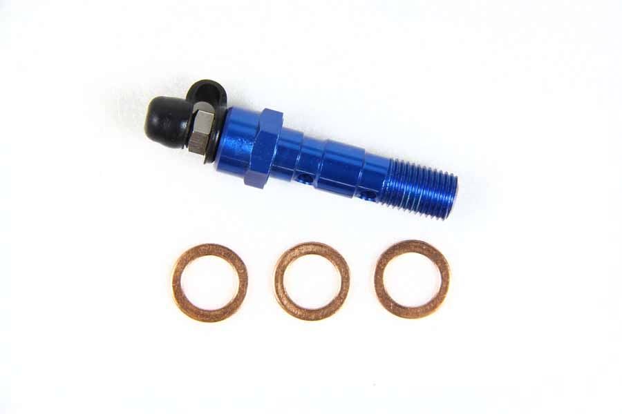 EAP306 Air-Free Banjo Bolt Double Blue 3/8-P24 1 pc.
