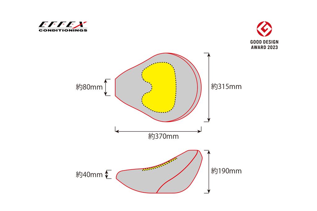 GEL-ZAB C(ゲルザブC) かぶせるタイプ ブラック 長さ370×前幅80×後幅315mm レブル250/500
