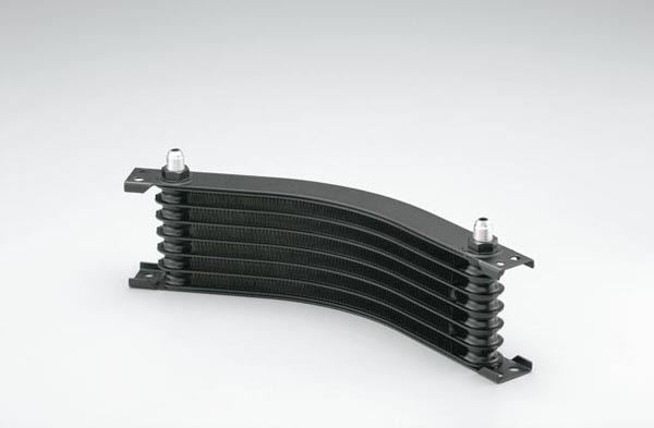 ラウンドオイルクーラーコア ブラック H91.6×W332.6×T32mm 7段 #6