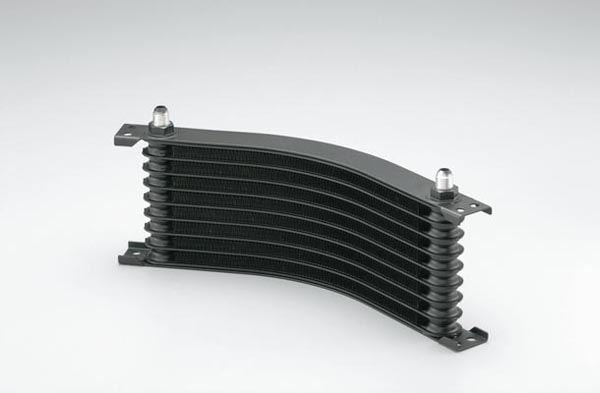 ラウンドオイルクーラーコア ブラック H119.7×W332.6×T32mm 9段 #6