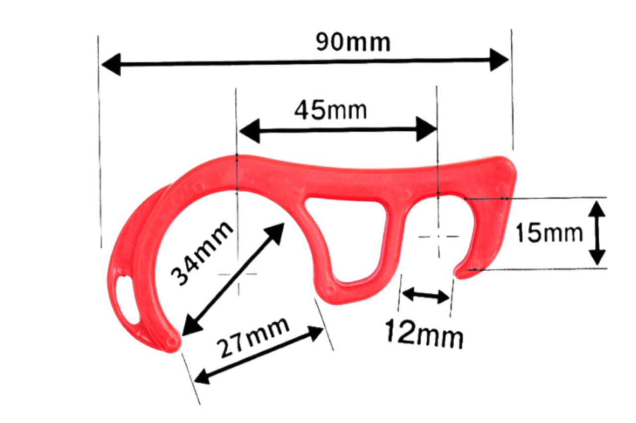 Front Brake Lock Blue 1 pc.