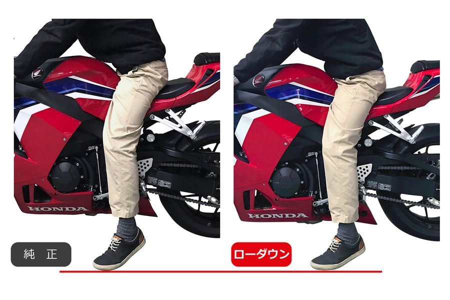 ローダウンキット 18mmダウン 三角プレートタイプ シルバー CBR600RR
