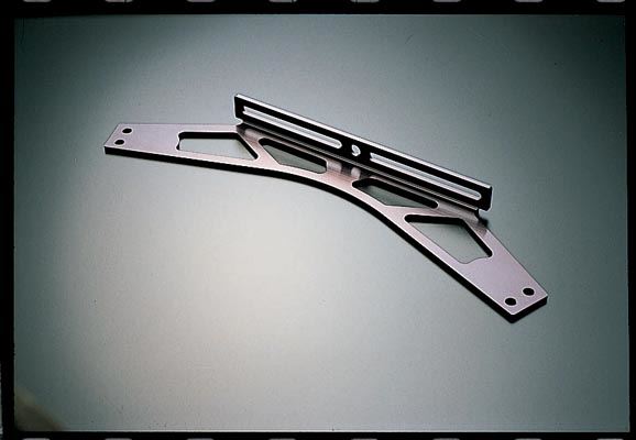 ラウンドオイルクーラーステー ガンブラック 汎用