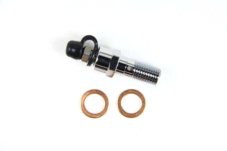 SAP301M エアーフリーバンジョーボルト シングル メッキ M10×P1.25 1本