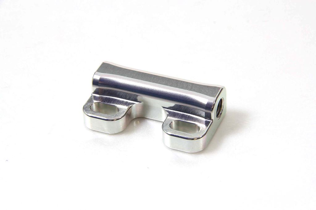 SLP401 2WAYセパレーター 取付タブ(M6)付 シルバー 幅60mm M10×P1.25 1個