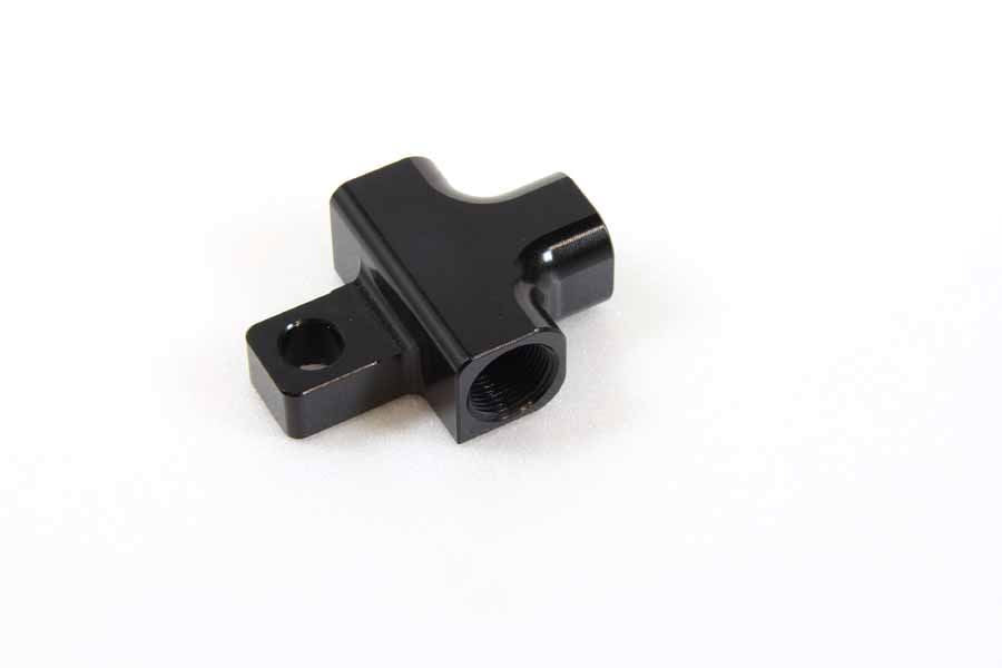 SLP406B 3WAYセパレーター ナローナット専用 T字型/上側取付タブ(M6)付 ブラック 幅30×高さ25mm 1個