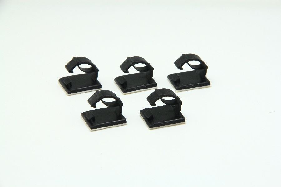SLP493-5 ケーブルクリップ ブラック 内径φ7~8mm 5個