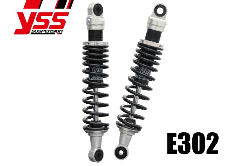 リアショック E302 シルバー×ブラック 自由長350mm CB1100 SC65