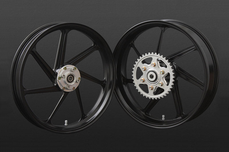 MATRIX アルミ鍛造ホイール リア ブラック 4.50-18 1本入 Z1000/1100J/R/GP