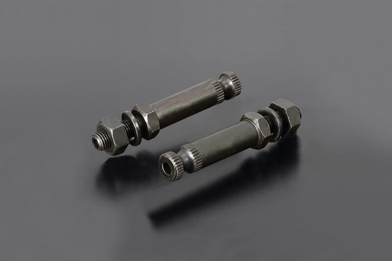 ユニバーサル88mmウインカーステー ブラック ネジサイズ10mm