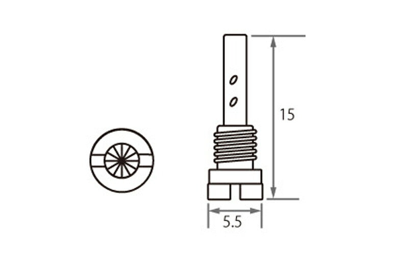 FCR・CVK スロージェット #38 補修部品