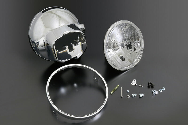 Marshal 722/702 Headlight Clear/Chrome Cover CB750/900F/CB1100R