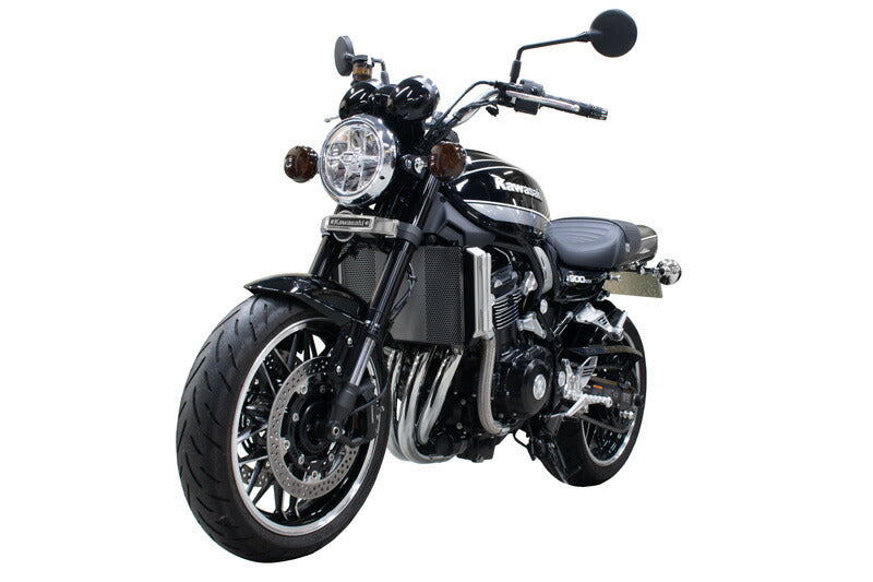 Logo Plug Series Frame Front Silver Z900RS/CAFE