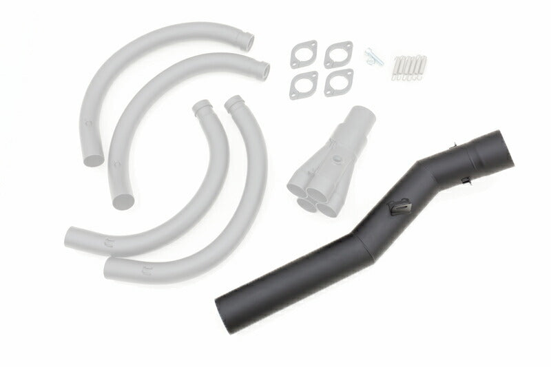 Repair Tailpipe ASSY ARCHI 427 Short Exhaust Racing Model Only, with Inner Baffle, Black, Z900RS/CAFE Repair Parts, Exhaust